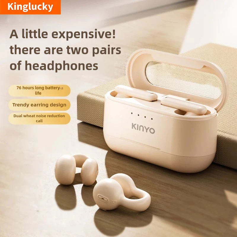 

Kinglucky i25 Dual headphones True Wireless Earphone Bluetooth5.4 Headphone High battery life In-ear type Ear clip type Sports