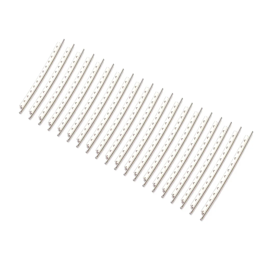 

20 Pcs Fretboard Silver Folk Silk Guitar Cupronickel Electric Bass Wire Ukulele