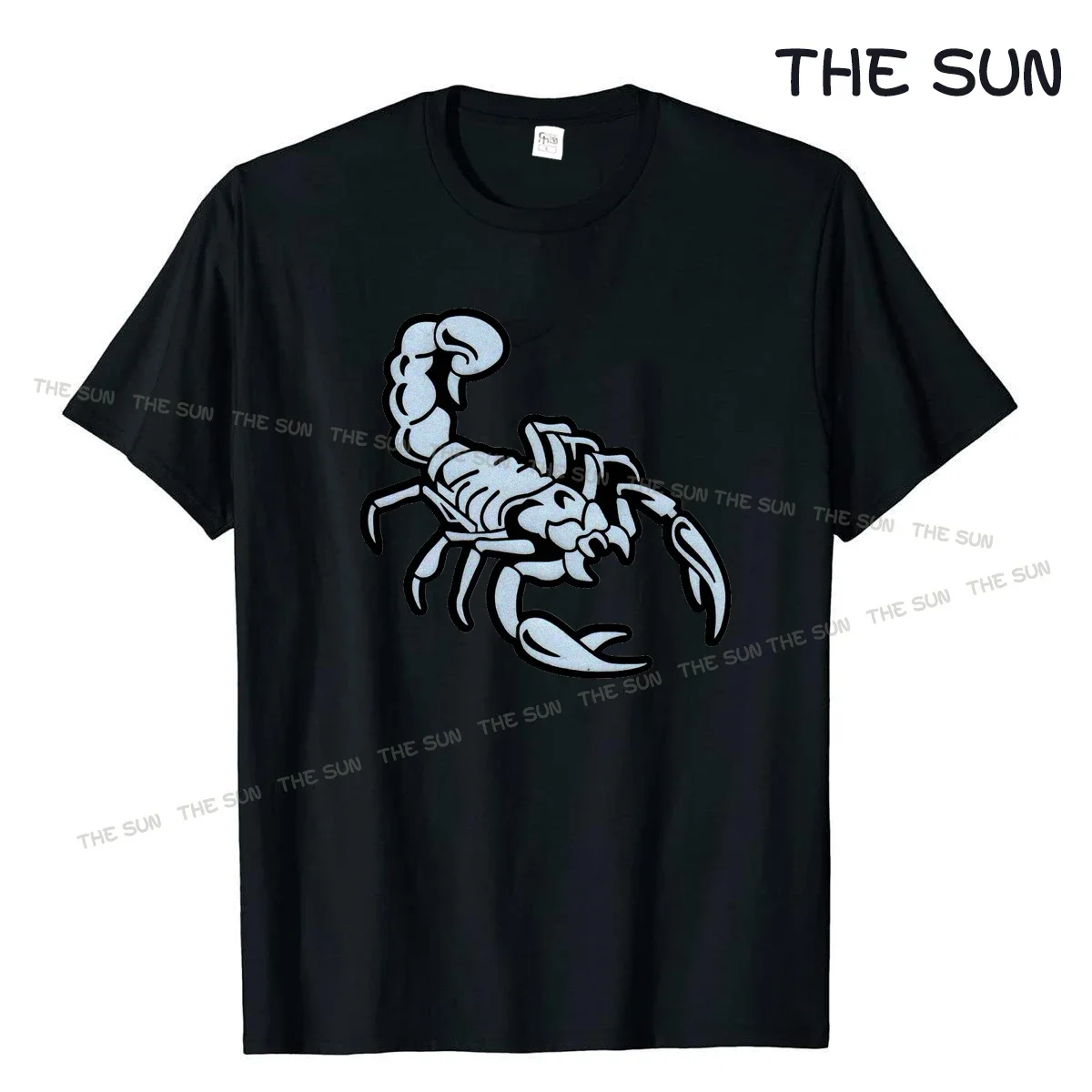 

New Men's Casual High Quality Short Sleeve T-Shirt Boho Horror Scorpion 3D print o-neck t-shirt Streetwear hip hop Cotton