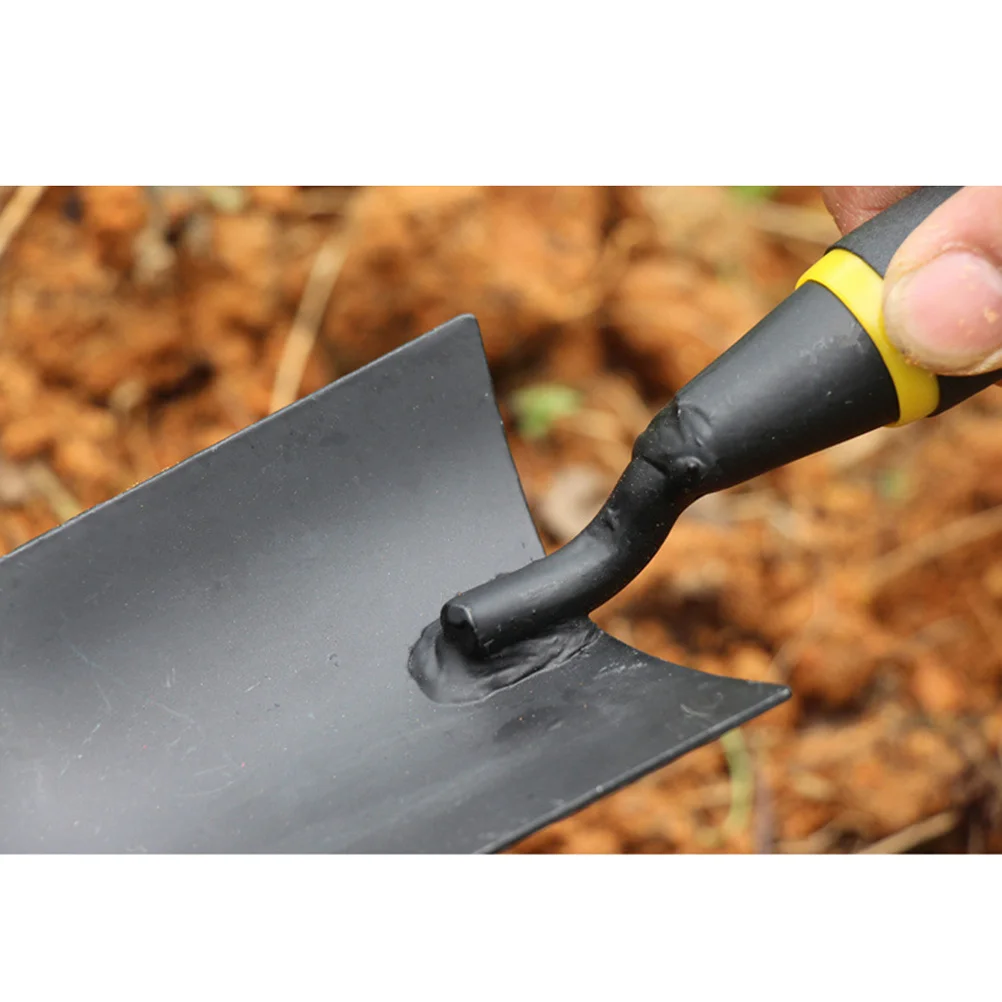 

Thicken Manganese Steel Shovel Black Garden Tool Handy Broad Hand Spade For Planting Bonsai Soil Transfer Rustproof Dustproof