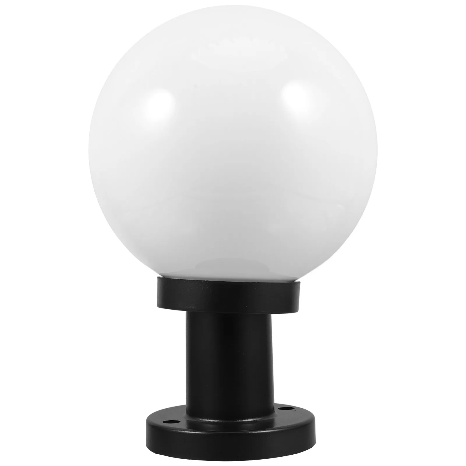 

15Cm Acrylic Outdoor Lamp Shade Globe Style Post Light Fixture Simple Elegant Design Eye Comfort Lighting for Exterior Column