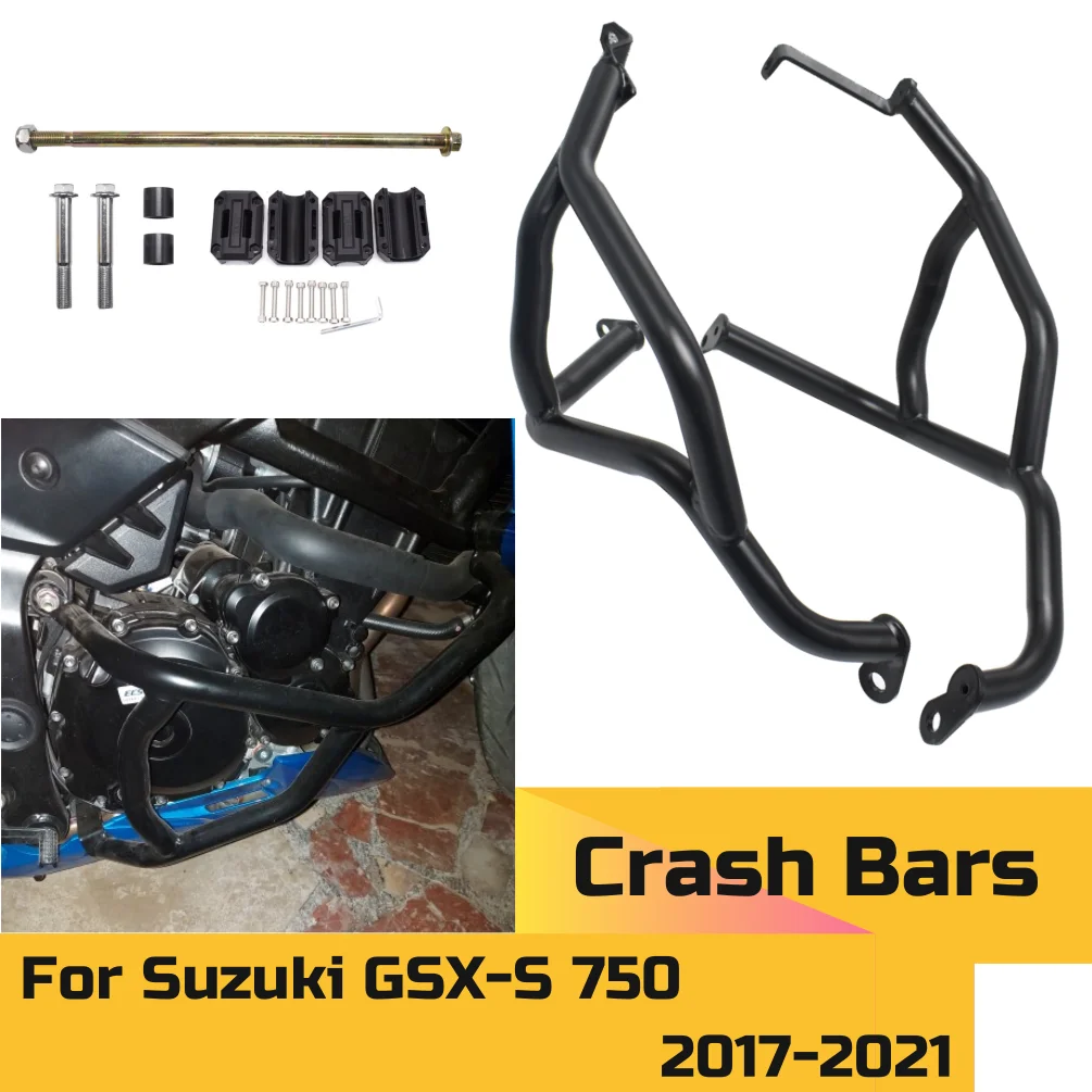 

GSXS750 Engine Guard Highway Crash Bars Motorcycle Frame Protection Bumper For Suzuki GSX-S GSXS 750 2017-2021 Accessories