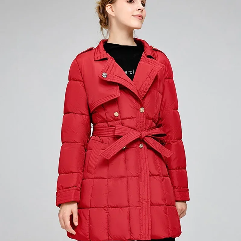 2025 neue Winter Mode Elegante Frauen Baumwolle Jacke Kalt-Beweis Warme Outdoor Casual Temperament Mantel Frauen Baumwolle Jacke