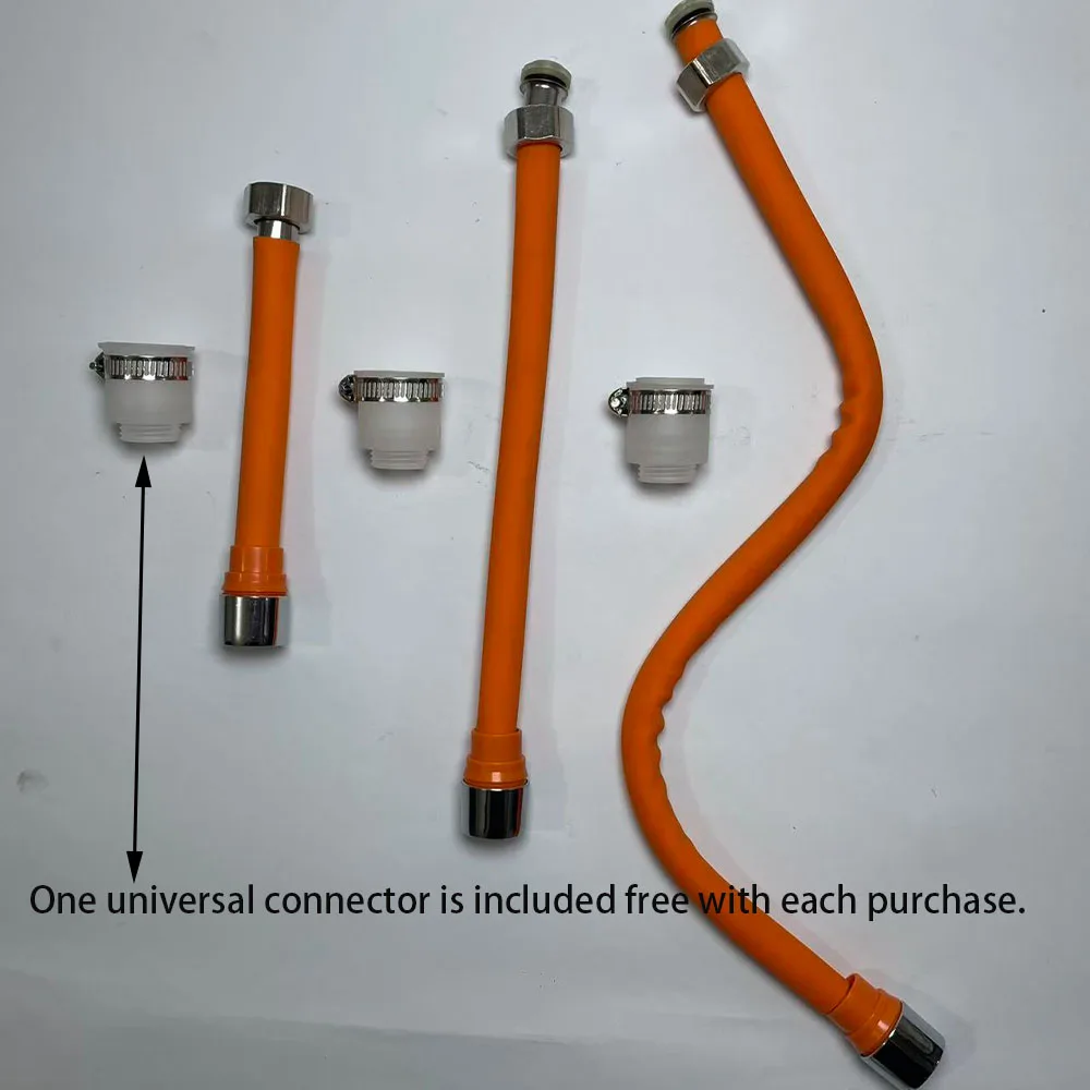Kitchen Faucet Extension Extender Universal Rotating Flexible Hose Water Tap Pipe Tube for Bathroom Wash Basin