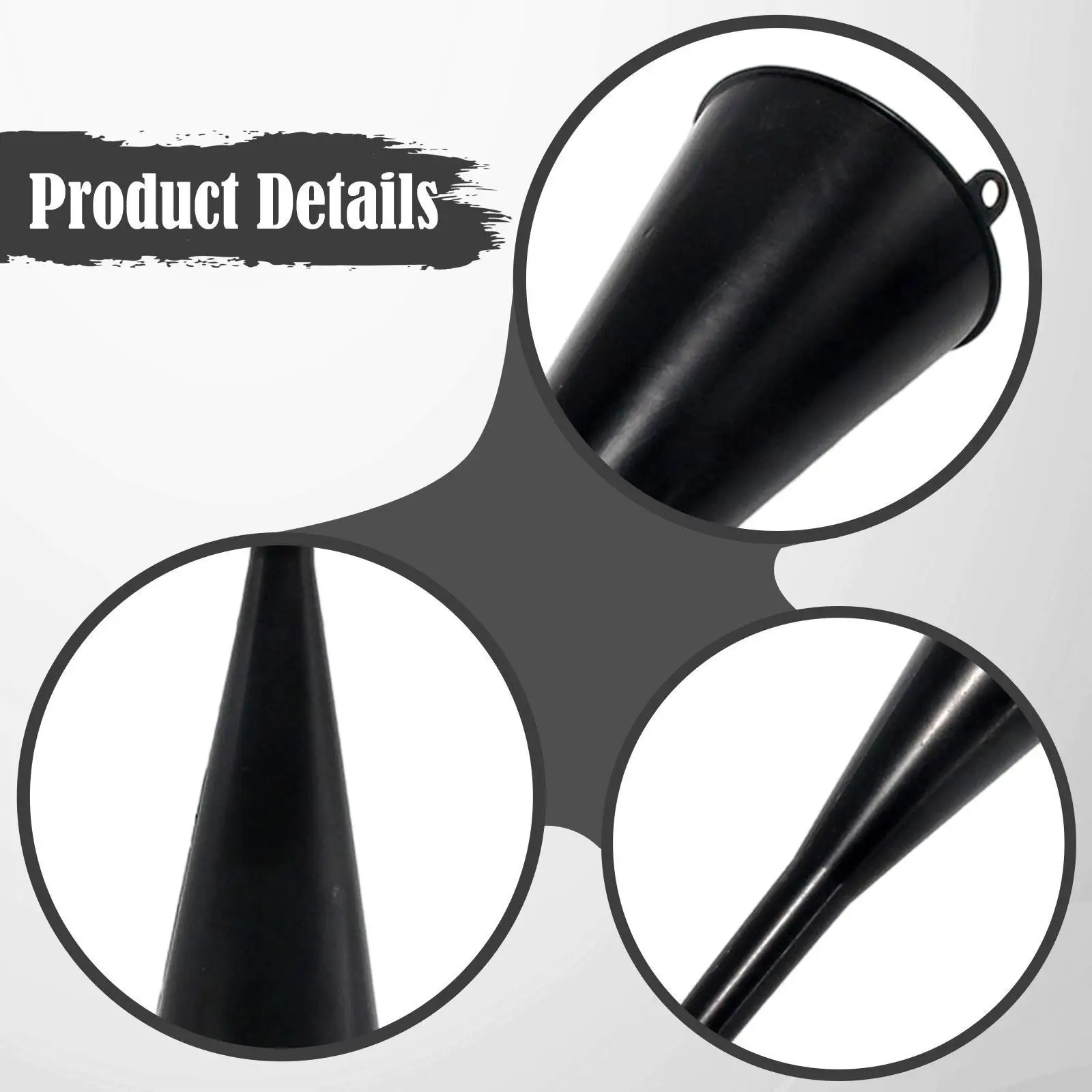 قمع الزيت مرن وعملي ومتعدد الوظائف وخفيف الوزن لتغيير الزيت ورقبة طويلة وملحقات السيارة #5