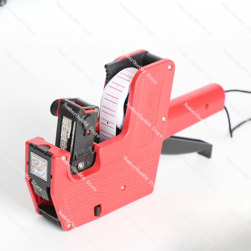Price Label Gun Handheld Price Tagging Machine Manual Automatic Date Coder for Supermarket Retail