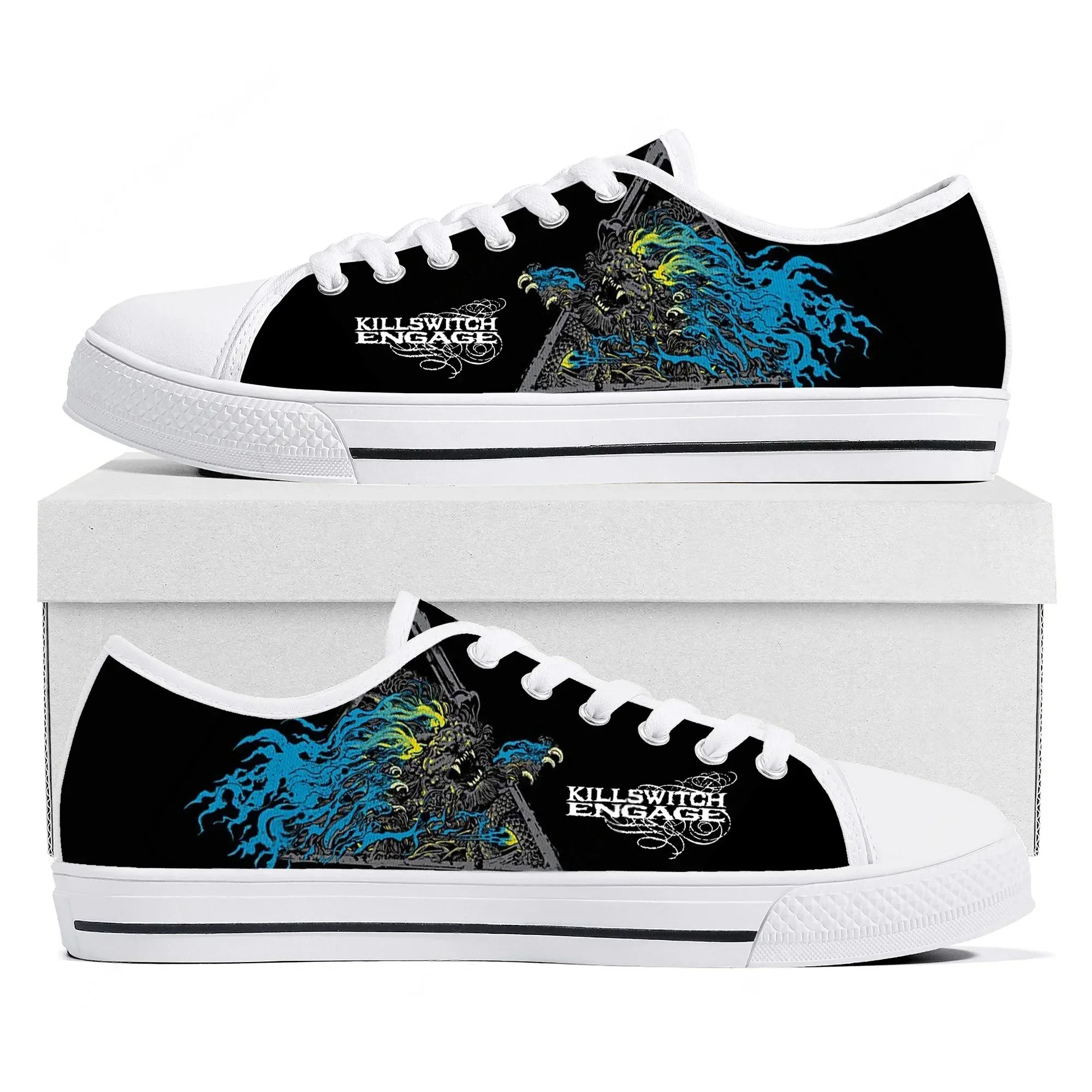 Killswitchs Engages Band Low Top Lightweight Sneakers Mens Womens Teenager Canvas Sneaker Casual Couple Hiking Lightweight Shoes