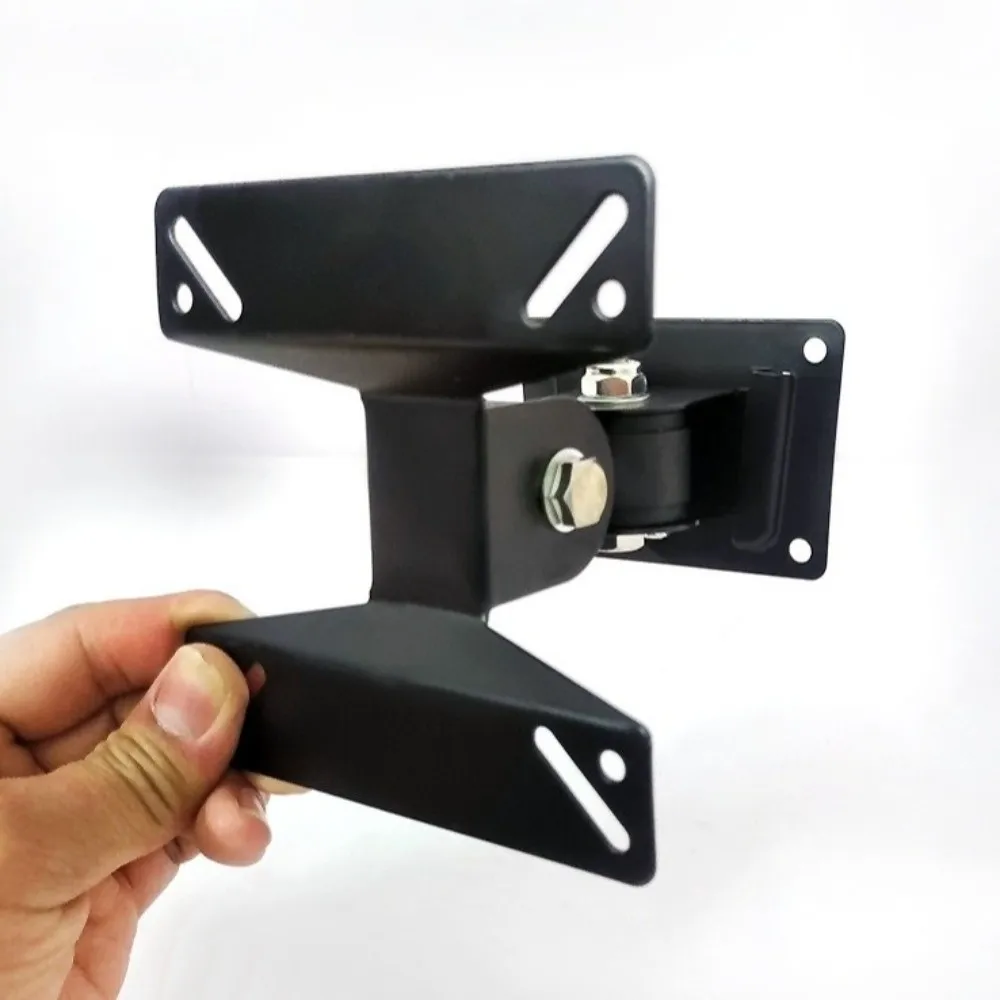 Tilt 180 Degrees Wall Mount Bracket Strong Steel 15kg Load TV Wall Holder 14-24 Inch Heavy-Duty Monitor Wall Stand