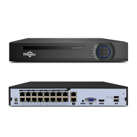 Hiseeu 4K 16CH POE NVR H.265 Surveillance Security Video Recorder For POE IP CCTV Camera 1080P/3MP/4MP/5MP/8MP/4K