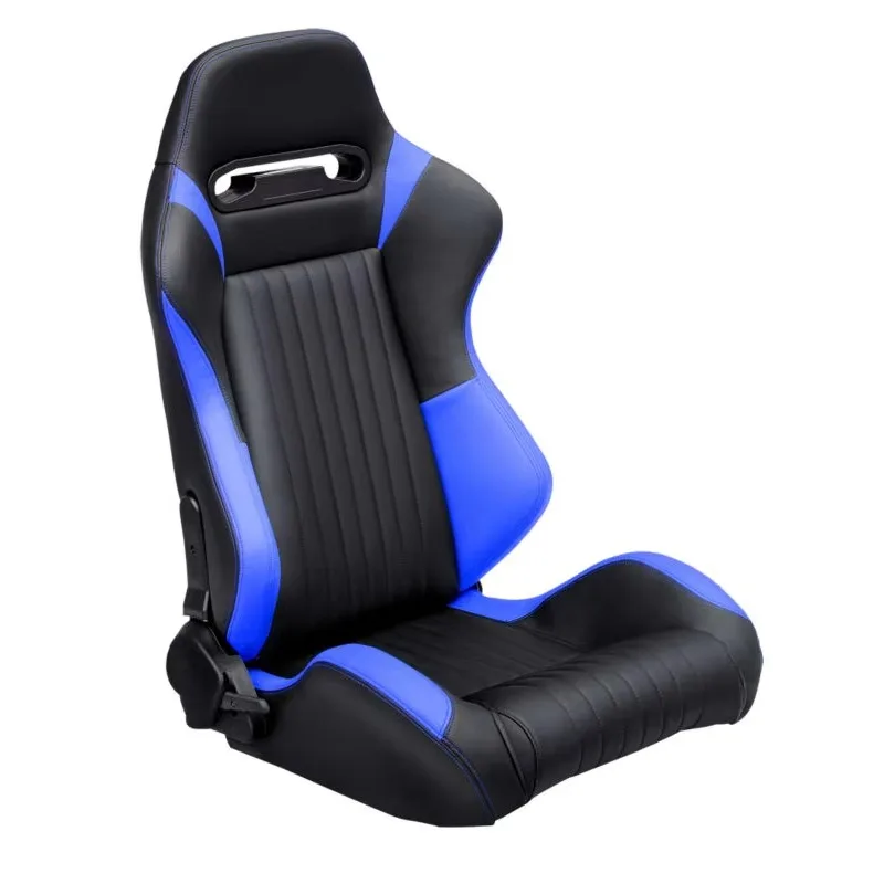 1042 Blue And Black Universal Vehicle Slider Simulator Gaming Station Adjustable Sim Bucket Racing Seats - view 2