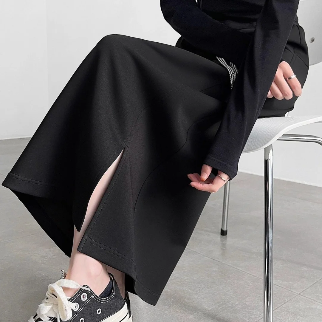 Women's High-End Style Hip-Hugging One-Step Half-Length Skirt Straight Tube A-Line Slit Long Skirt for Fashionable Look - view 6