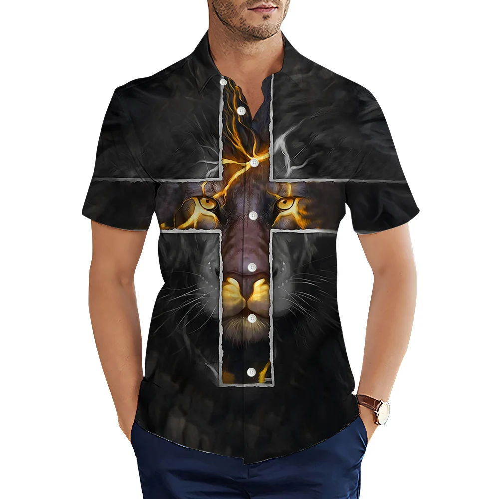 HX Camicie da uomo di moda Animale Cane Rottweiler Mostrami i tuoi Pitties Camicia casual stampata in 3D Camicie estive per uomo Camisas