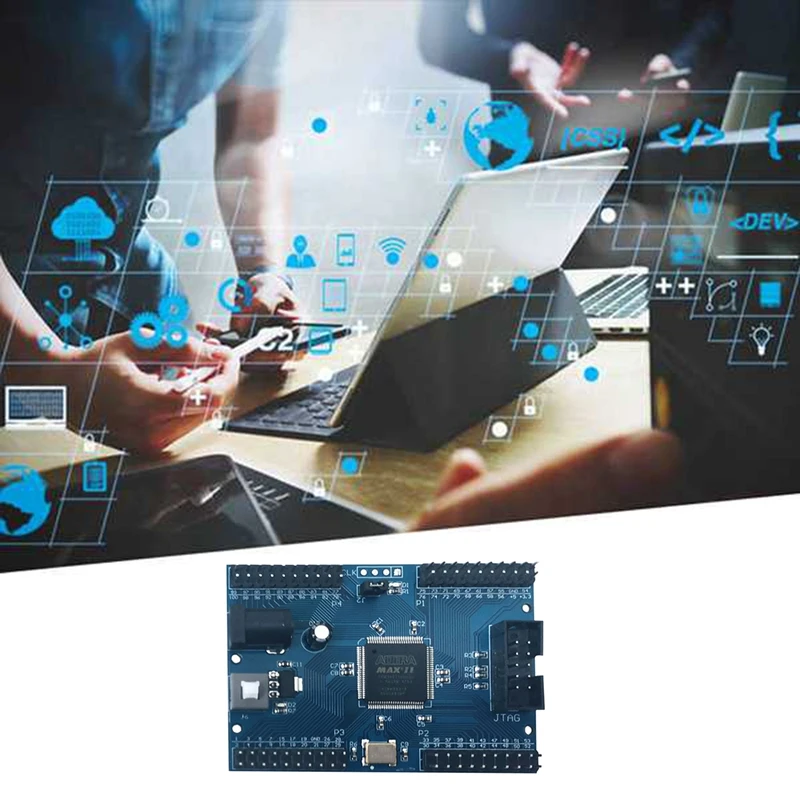 EPM240T100 CPLD Development Board Altera MAX II System Board Learning Board 5V On-Board 50Mhz Active Crystal Oscillator