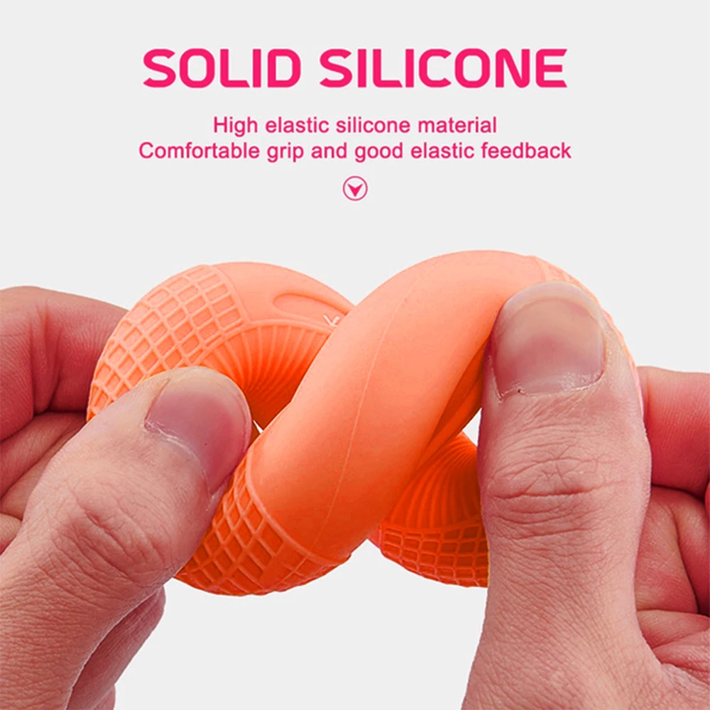 مدرب قوة اليد سيليكون المعصم الساعد قبضة اليد حلقة صغيرة محمولة مدرب الاصبع تجريب الرياضيين اللياقة البدنية العضلات