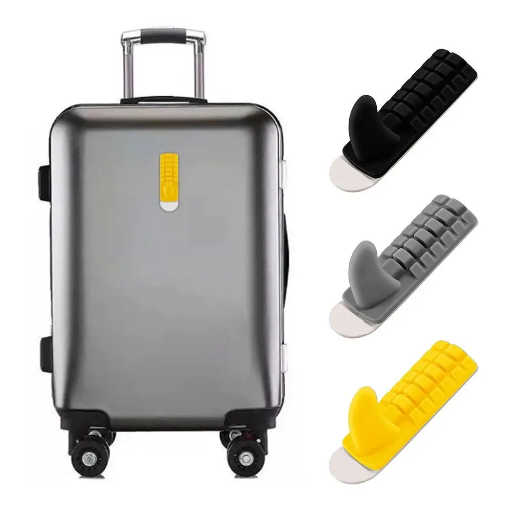 

1/6PCS Punch-free Adhesive Hook Luggage Handle Hook Replacement Universal Key Holder Portable Silicone Luggage Bag Accessories