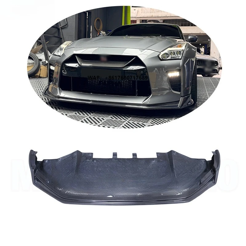 

Wholesale R35 Blizt Style Front Lip Carbon Fiber Front Lip Front Bumper Spoiler Body Kit for GTR R35 2017-2021 Body Kit