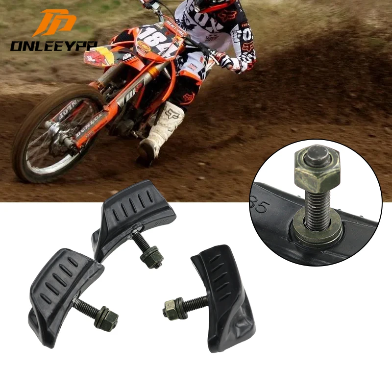 Запчасти для мотоциклов ONLEEYPP, замок обода, трубка для шин, безопасный болт 1,6 дюйма, 1,85 дюйма, 2,15 дюйма, защитные замки для мотокросса, грязевого пит-байка, квадроцикла, скутера