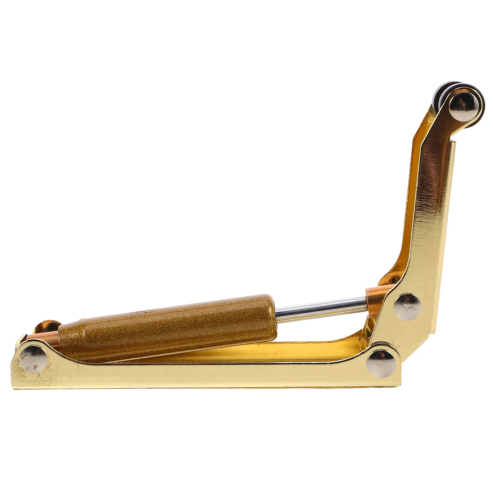 

Piano Slow Close Device: Gold Metal Piano Lid Soft Close Buffer For Noise Reduction Smooth Descent Anti Pinch Accessory