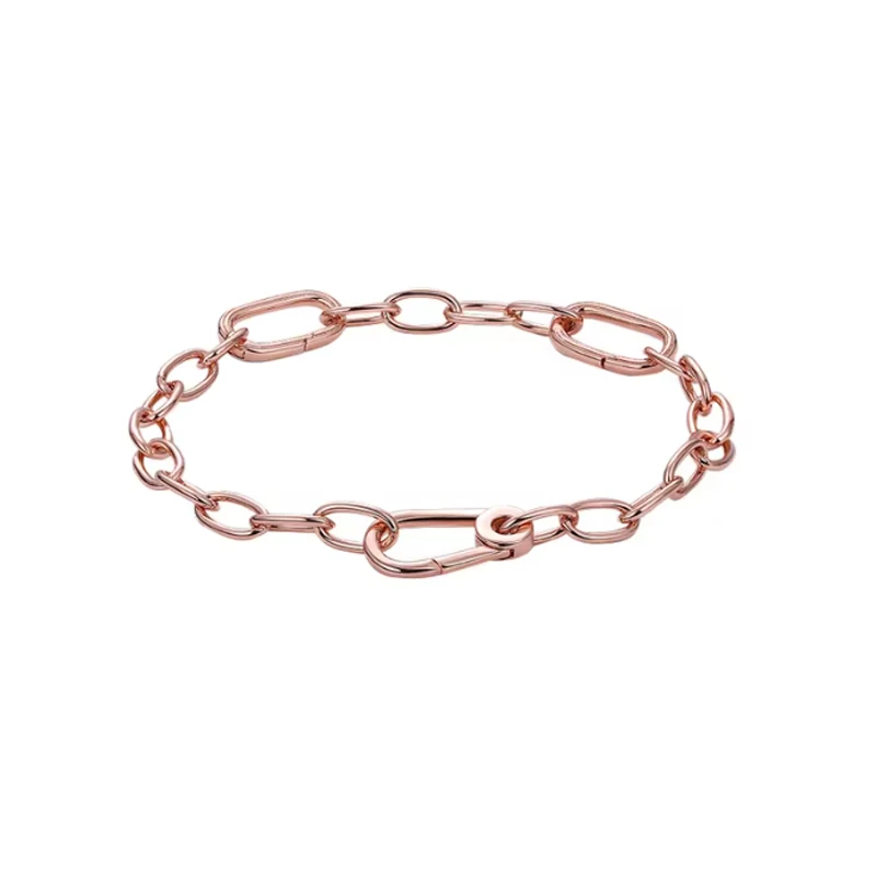 925 فضة الأصلي لي سوار صالح لي خرز تميمة حلية 18K مطلية بالذهب الخرز النساء فام سوار مجوهرات الحفلات #6