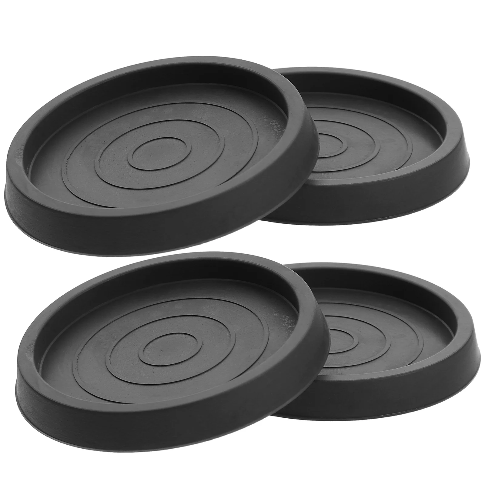 

4pcs Anti-Slip Furniture Caster Cups Rubber Round Chair Stoppers For Hardwood Floors Household Bed Stops Replaceable Wheel
