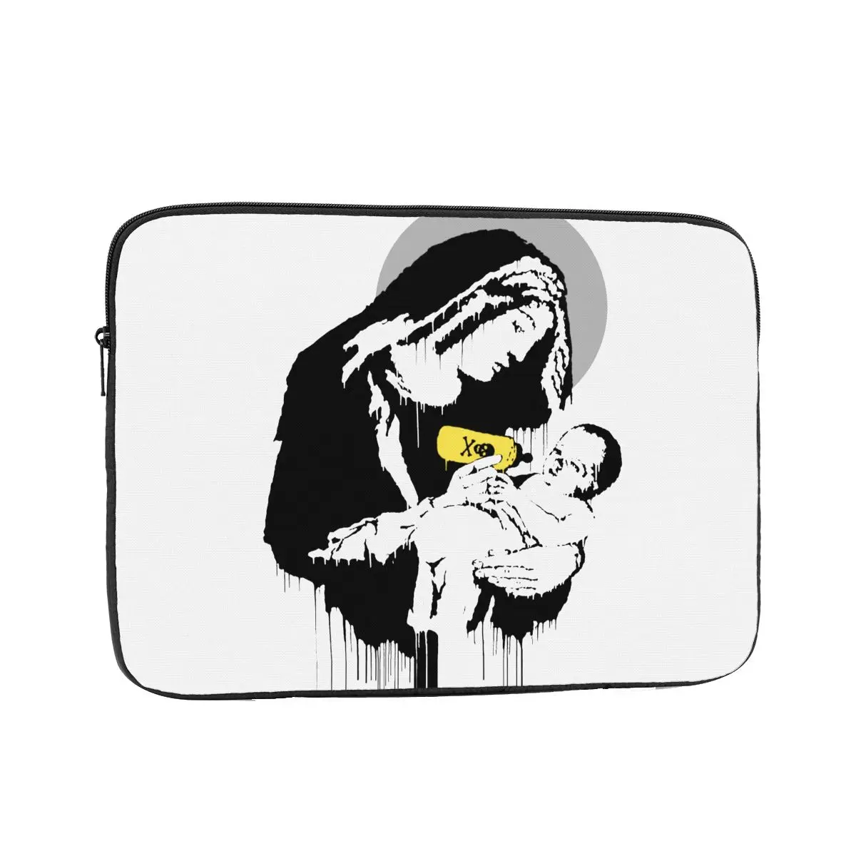 

Laptop Bag Sleeve 12 13 15 17 Inch Notebook Bag Case Banksy - Virgin Mary (Toxic Mary) Computer Shockproof Case