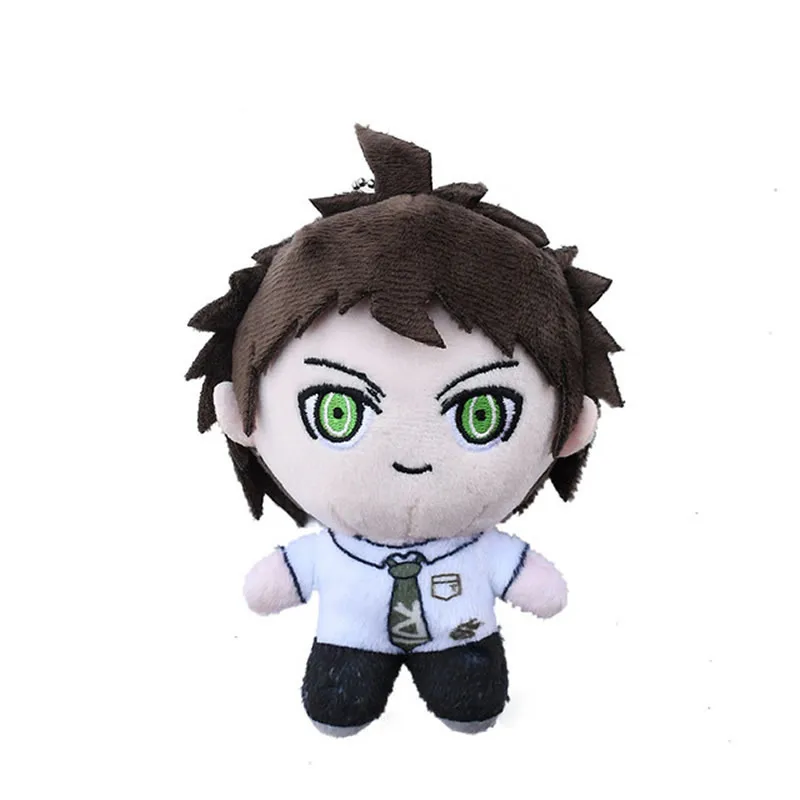 

Anime Danganronpa Hinata Hajime Enoshima Junko Cute Soft Plush Dolls Keychain Pendant Toy Cartoon Keyring Cosplay Xmas Gifts