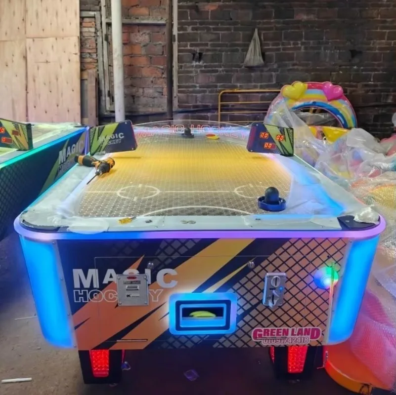 coin-operated amusement park entertainment arcade air hockey e games