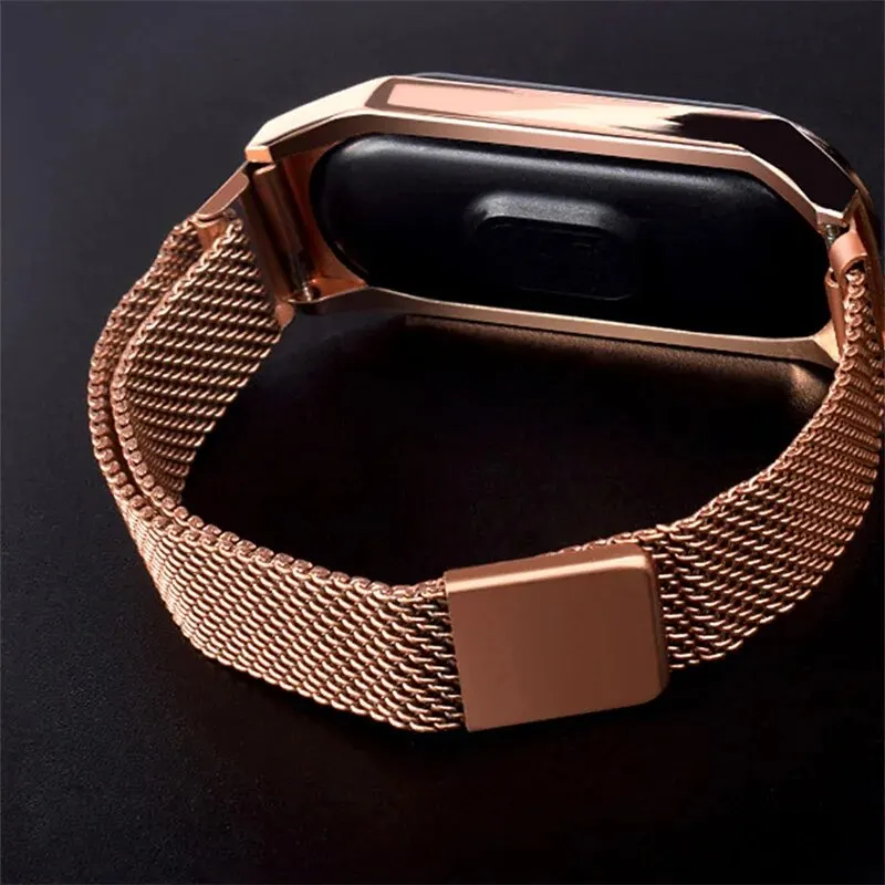 2024 New LED Women Watch Magnetic Watchband Strap Waterproof Touch Feminine Clock Fashion Digital Wristwatches