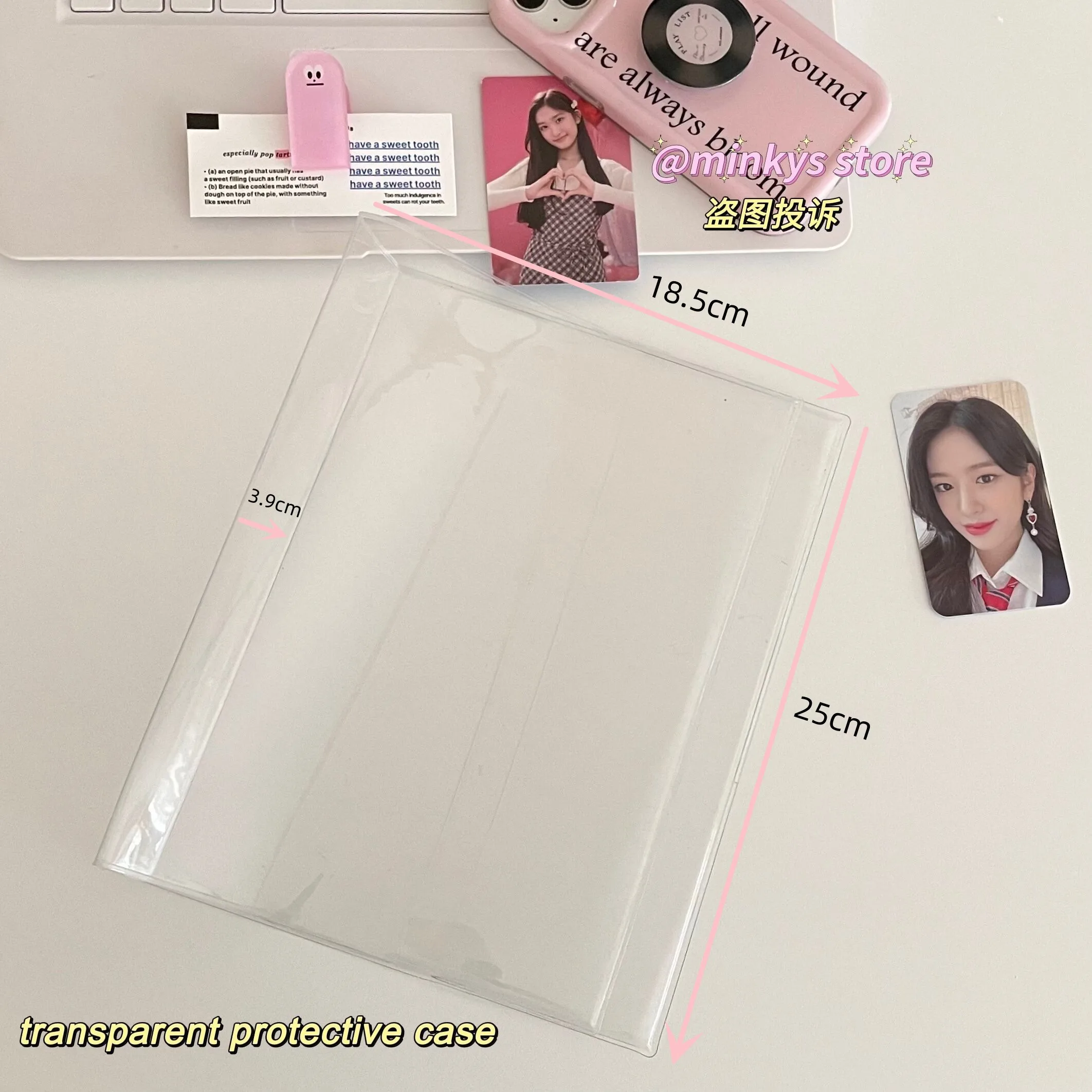 MINKYS Original Design Neue Farbe Raute A5 Kpop Photocard Binder Sammeln Buch Idol Foto Karte Halter Photocards Album – Detail 9