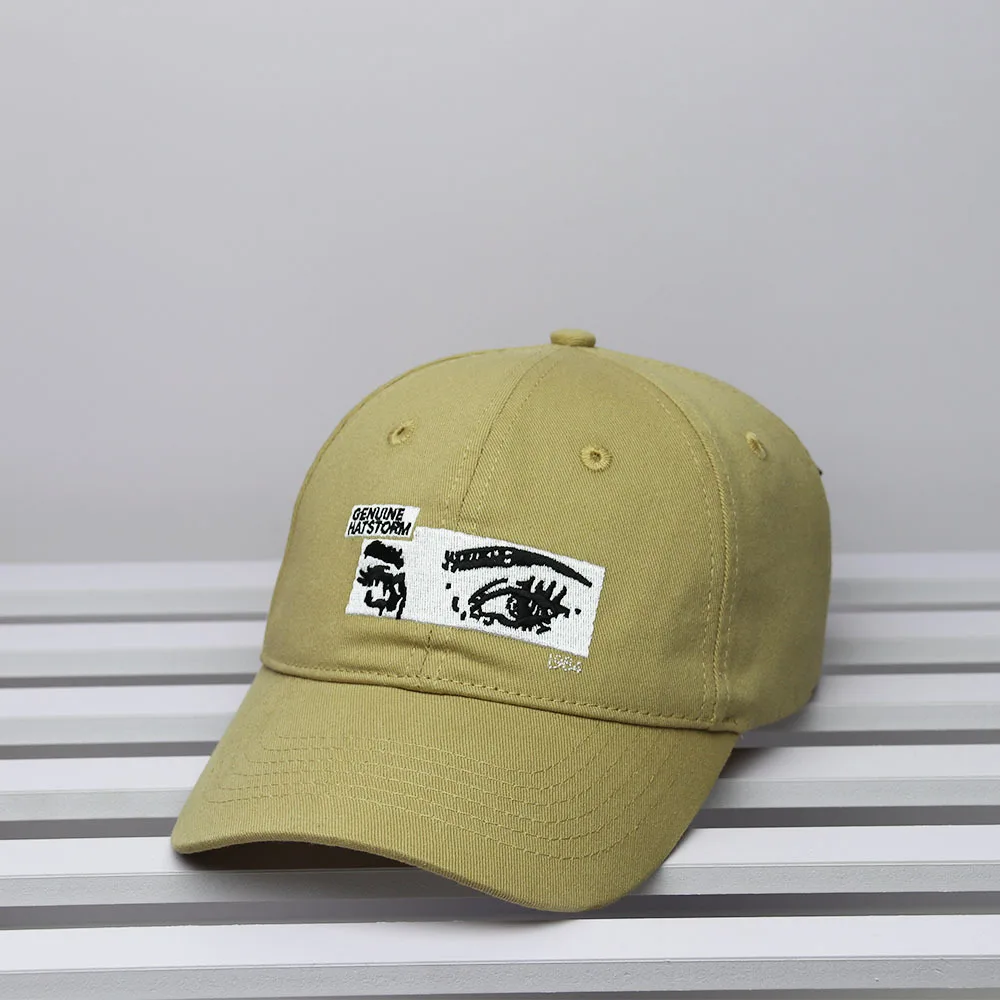 

Big Eye Hats Women's Sports Fashion Outdoor Baseball Caps Men's Embroidered Letter Caps Show Face Small Sunscreen Sun Hats