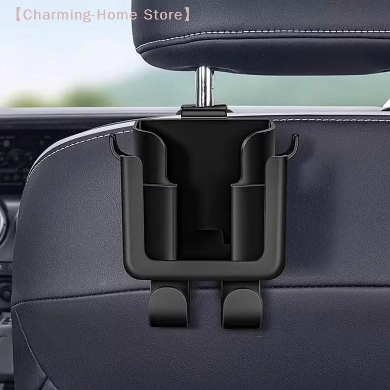 【M】Multifunctional Cup Holder Back Row Hook Car Seat Back Storage Rack Cup Holder Phone Holder