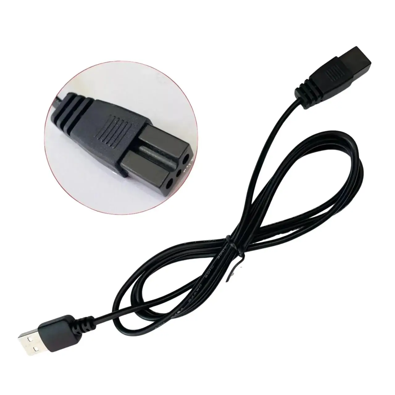 USB Charging Cable for Pool Vacuum Cleaner, Compatible for Lay-z-Spa，for Underwater Portable Vacuum Cleaner Replacement