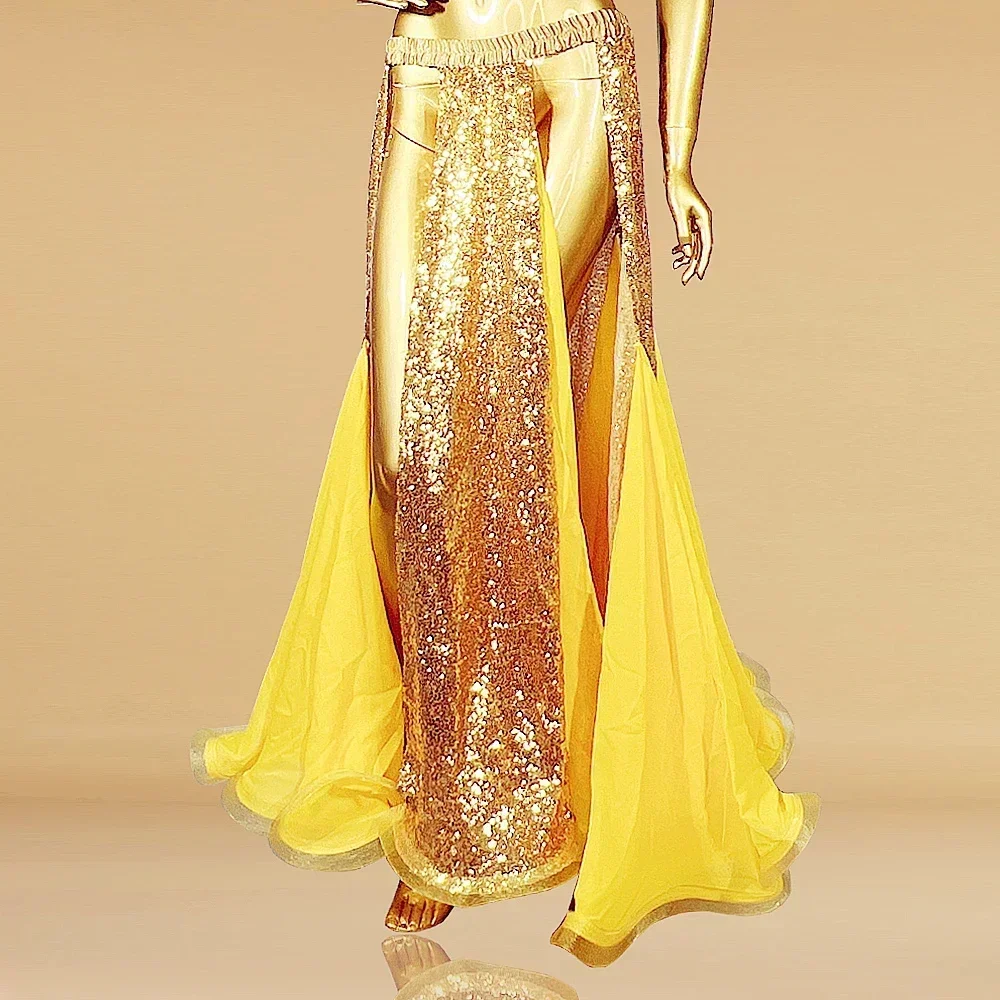 robe-de-danse-orientale-pour-femme-tenue-d'entrainement-nouveau-design-jupe-longue-fendue-a-sequins-vetements-de-scene-sexy