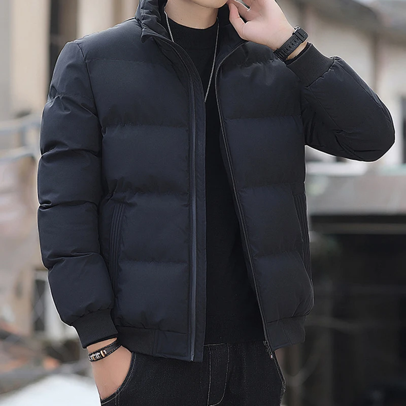 

Mens Winter Jackets and Coats Cotton Outerwear Clothing 2024 New Parkas Jacket Men's Windbreaker Thick Warm Male M-5XL