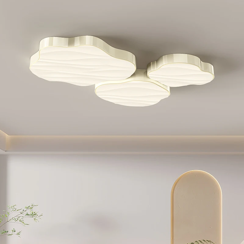 

Minimalist New Full Spectrum Eye Protection Living Room Chandeliers Cloud Restaurant Ceiling Bedroom Cream Style Light Fixture