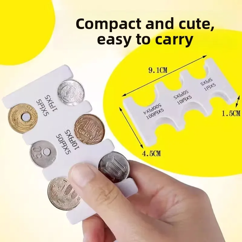 محفظة عملات معدنية جديدة سميكة وكبيرة السعة للسفر، صندوق عملات معدنية مضاد للضياع، محفظة عملات معدنية إبداعية للسياحة