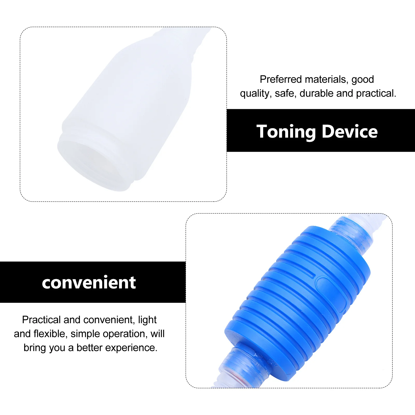 

2Pcs Plastic Oil Fuel Pump Practical Easy Operation Fuel Transfer Pump for Car Oil Changing Fish Tank Water Change