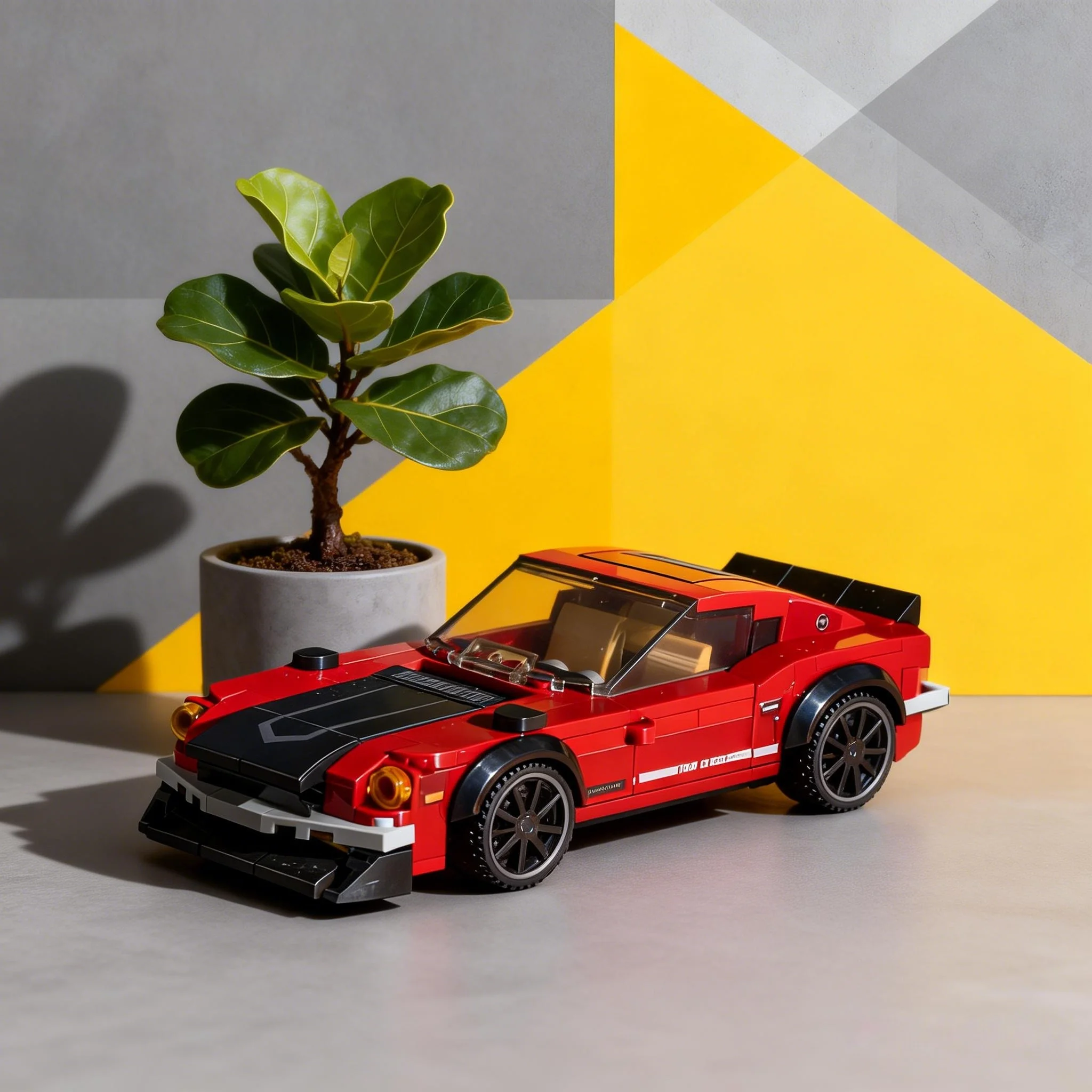 

New popular toy car sports car racing creative building block model home decoration children adult Christmas Christmas gift