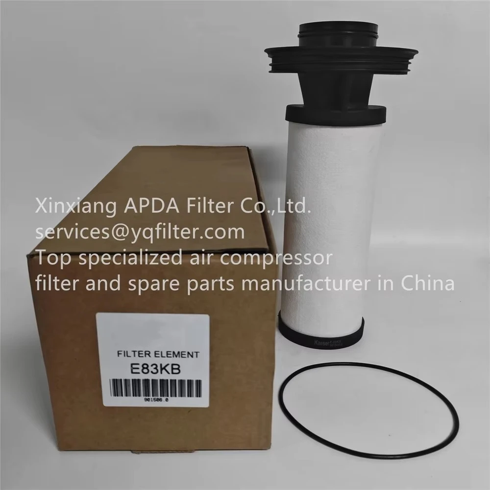 Bezpośrednia sprzedaż fabryczna, przemysłowy filtr liniowy E83KB 901506.0 F83KB do sprężarek śrubowych.