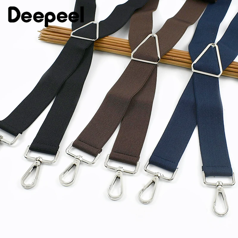 1 шт. 3,5*120 см мужские подтяжки металлические 4 зажима карабин пряжка регулируемый ремень для взрослых мужские подтяжки бандаж брюки аксессуары