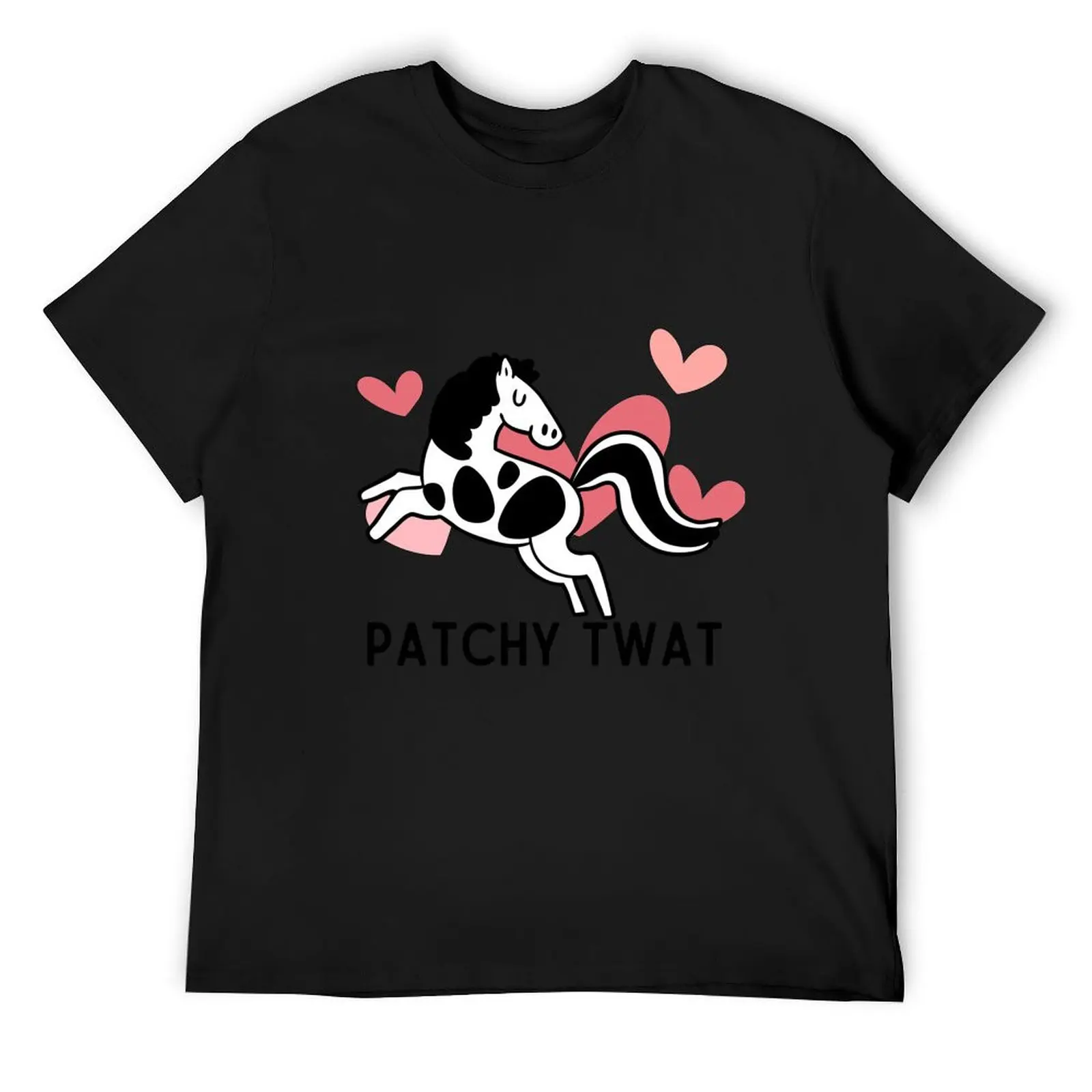 

Patchy Twat T-Shirt vintage graphic tee blacks summer top heavyweight t shirts for men
