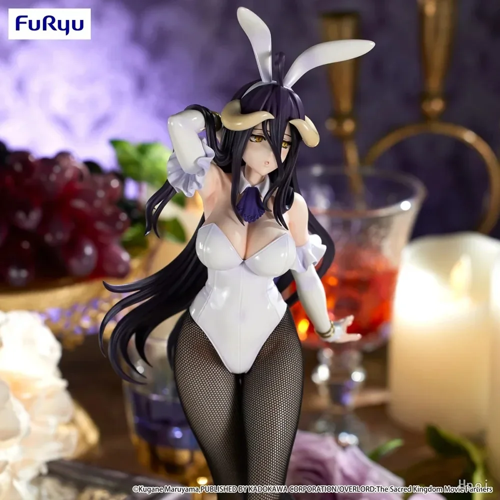 Original Furyu Bicute Hasen Overlord Albedo 30cm echte Action Anime Figur PVC Modell Sammler Spielzeug Kind Geschenk auf Lager