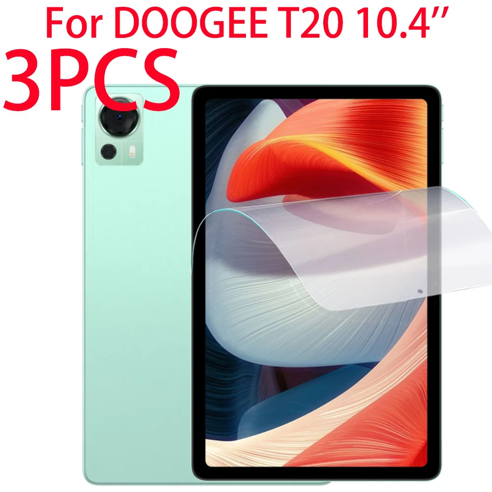 

3 Packs PET Soft Film Screen Protector For DOOGEE T20 10.4 inch Protective Film For doogee T20 10.4''