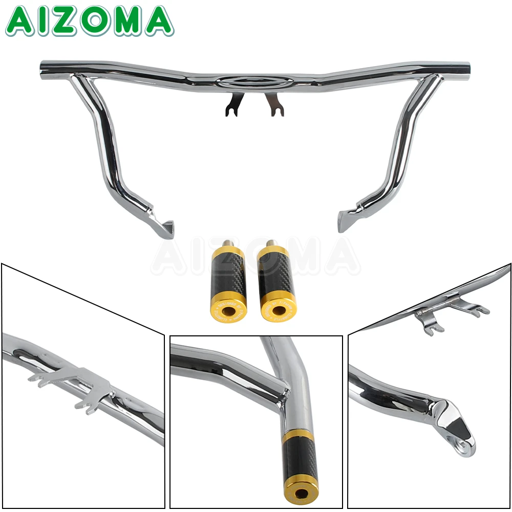 For Harley Touring Street Glide FLHX 117 ST FLHXST Special FLHXS Ultra FLHXU Highway Crash Bar Protection Motorbike Engine Guard