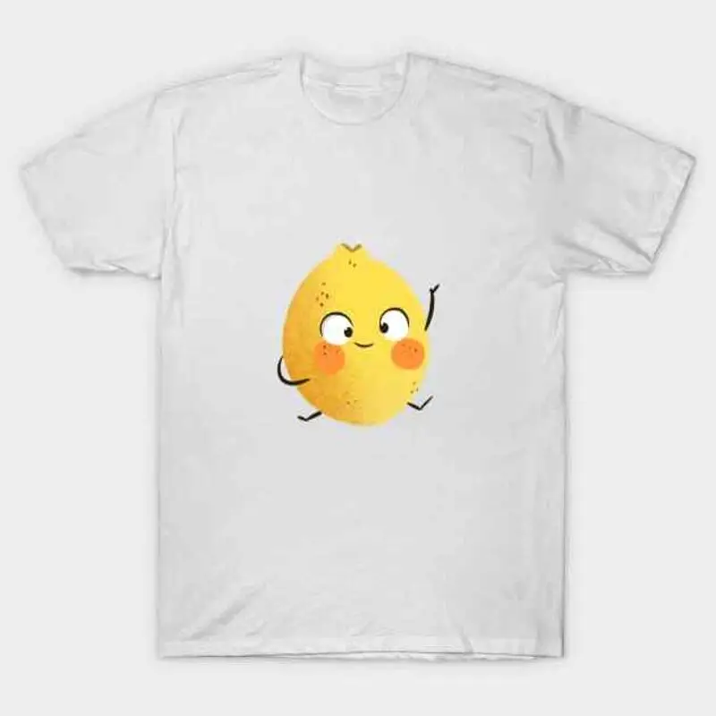 تي شيرت ليمون سعيد S 5XL شحن سريع #1