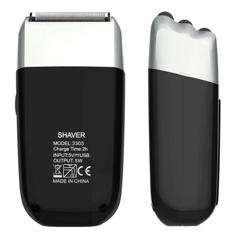 Potente rasoio ricaricabile per uomo Barbiere Foil Rasoio elettrico Barba Rasoio Dropshipping