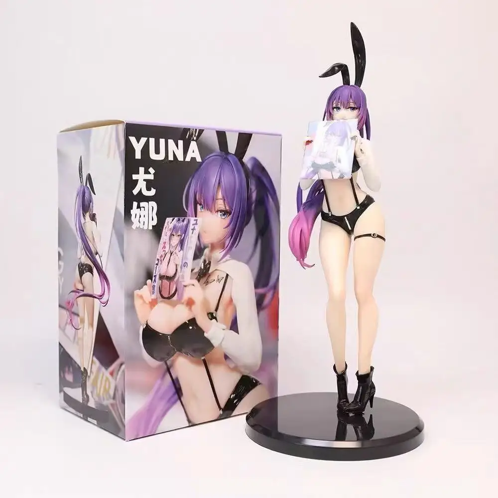 

In stock beautiful girl Yuna bunny girl desktop ornaments secondary figure model trendy gift