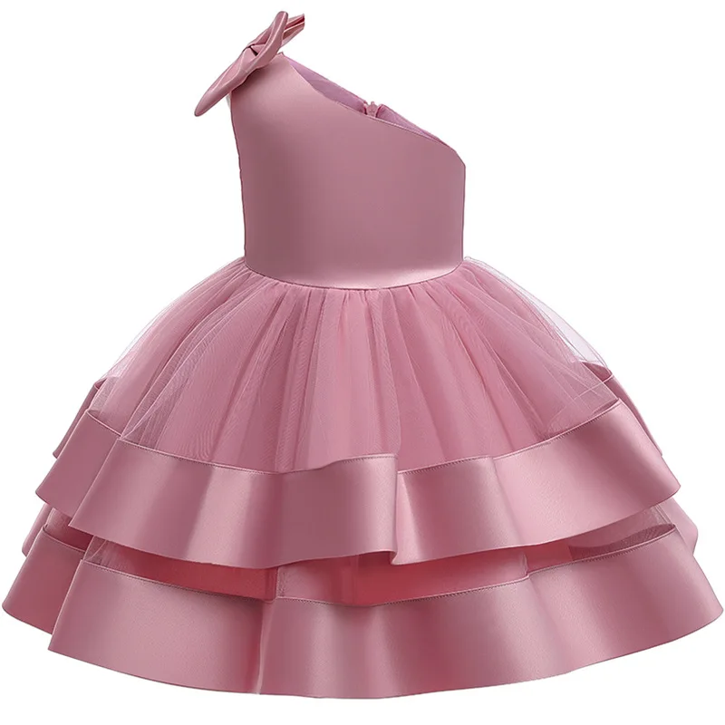 Princess Christmas party communion Party Cake evening dress Baby girl\'s birthday party dress 9 months to 5 years old vestidos