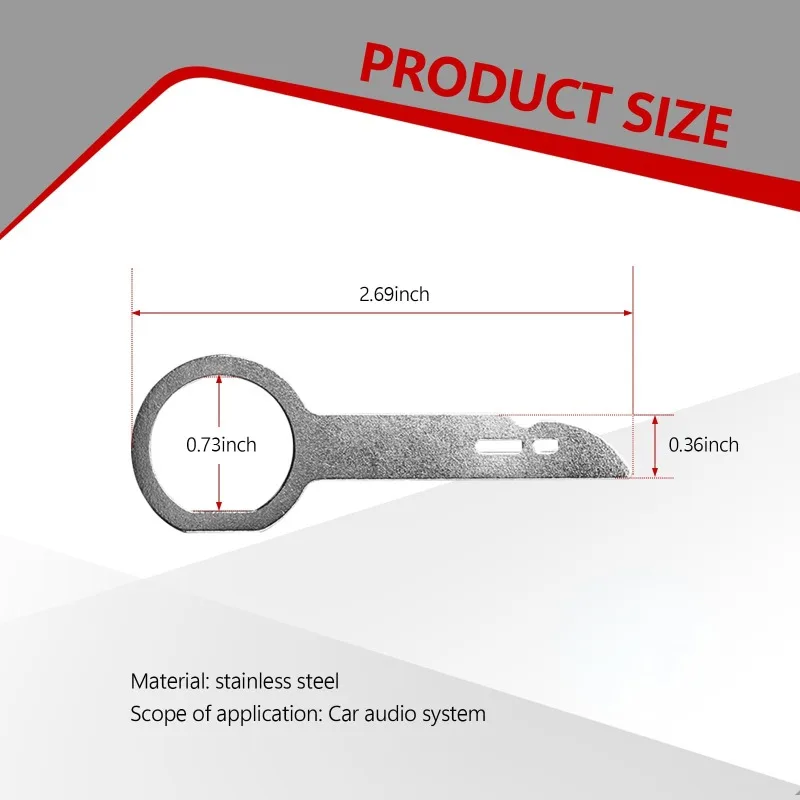 4 шт., инструмент для снятия автомобильного радио, стерео экстрактор, штифт для снятия ключа, головное устройство, инструмент для установки аудиосистемы для VW Audi Ford Mercedes Benz Skoda