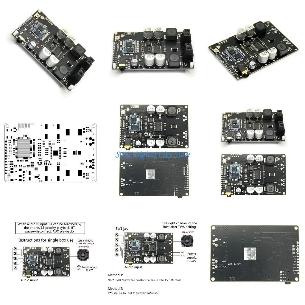 U75B يعزز جودة صوت مكبر الصوت مع المجموعة المبتكرة 5.1 QCC3034 المتوافقة مع تقنية #1